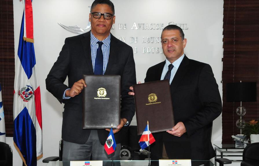 República Dominicana y Haití firman un acuerdo aéreo-comercial