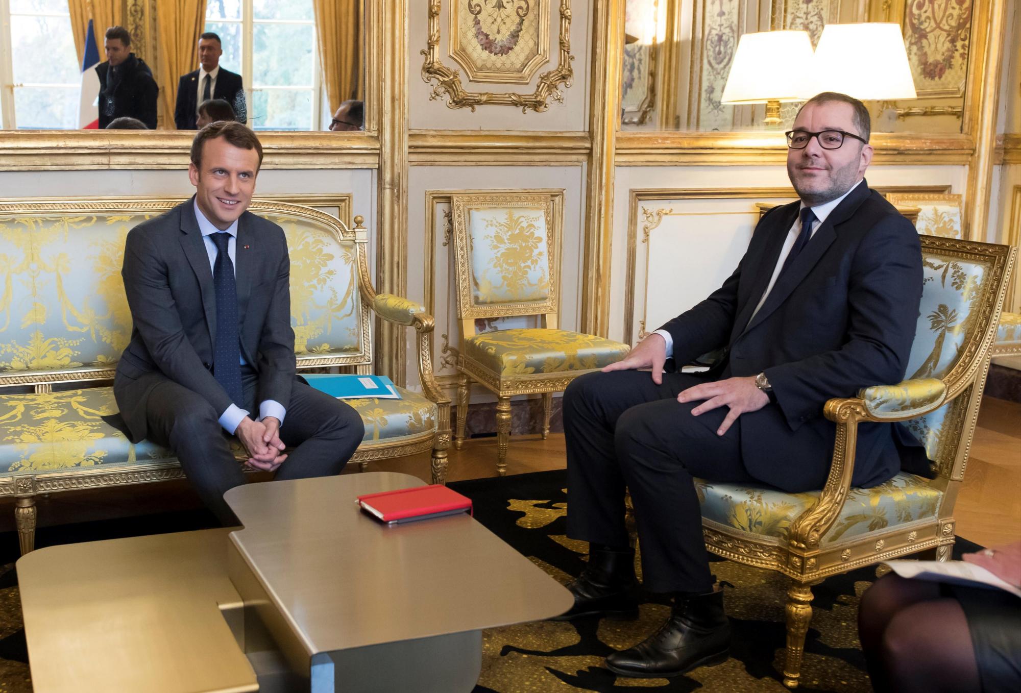 Encuentro de Macron