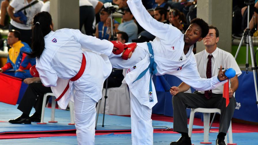 La karateca Pamela Rodríguez conquistó medalla de plata en la división de 68 kilogramos