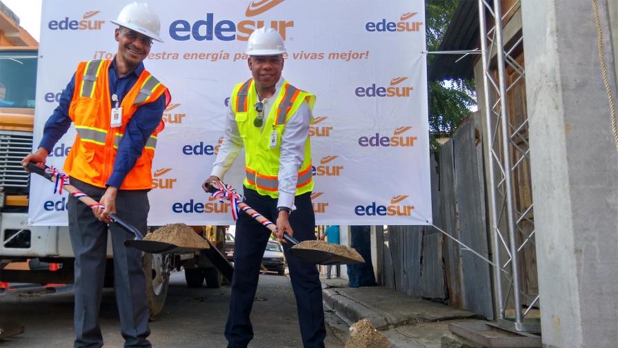 Edesur mejora las redes eléctricas en varios sectores