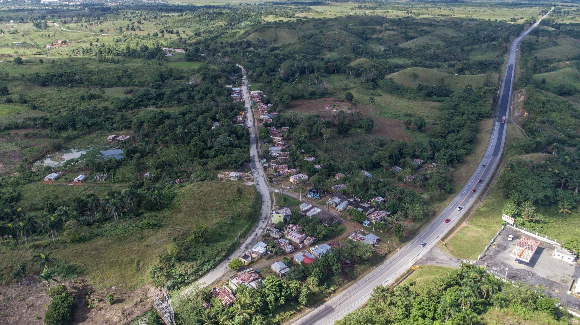 El paraje Las Taranas está ubicado al margen de la autopista del Este y pertenece al municipio Sabana Grande de Boyá en Monte Plata.