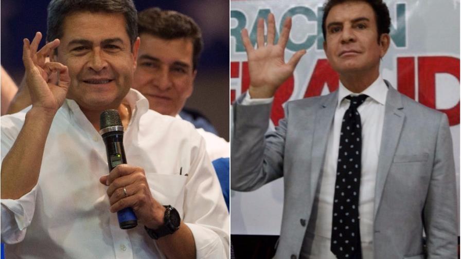 Nasralla y Hernández, presidentes autoproclamados a falta de resultado oficial Nasralla y Hernández, presidentes autoproclamados a falta de resultado oficial