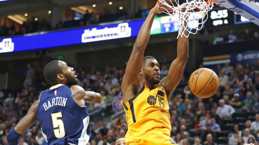 Con 24 de Favors, Jazz apabulla a Nuggets Con 24 de Favors, Jazz apabulla a Nuggets