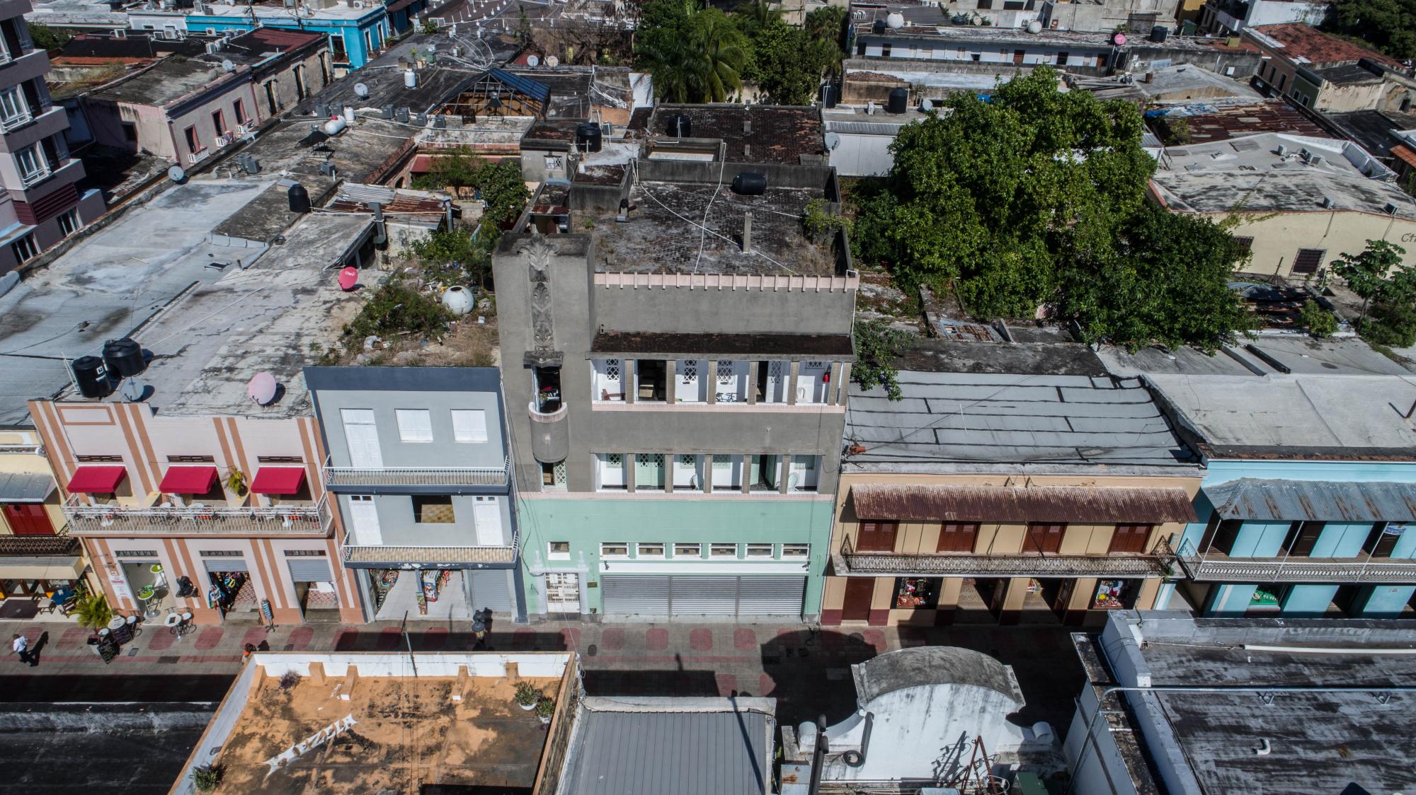 Vista aérea en diciembre de 2017.