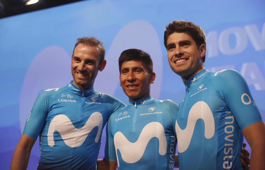 El Movistar acudirá al Tour con sus líderes Quintana, Landa, y Valverde