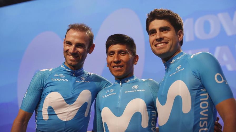 El Movistar acudirá al Tour con sus líderes Quintana, Landa, y Valverde