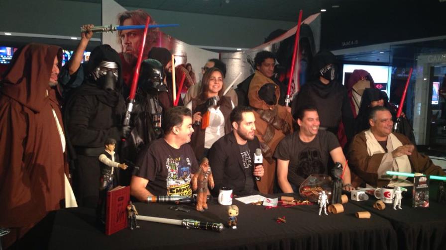 Cosplay dominicano en la premier de “El último Jedi”