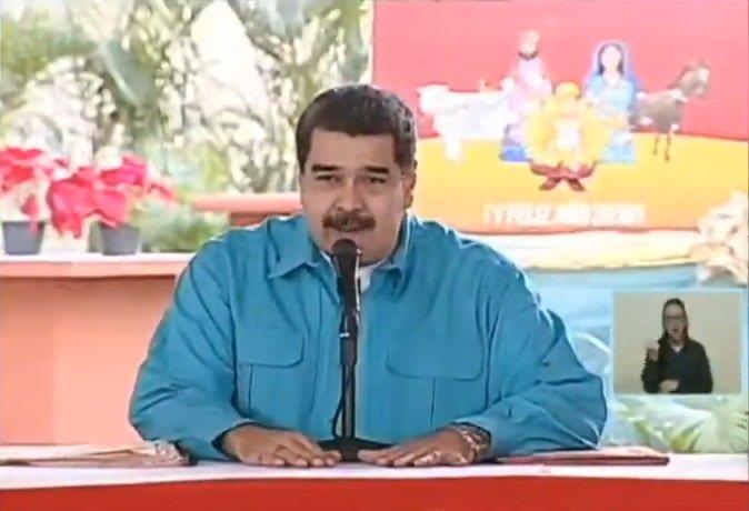 Maduro atribuye a “saboteo” internacional falta de pernil en Navidad