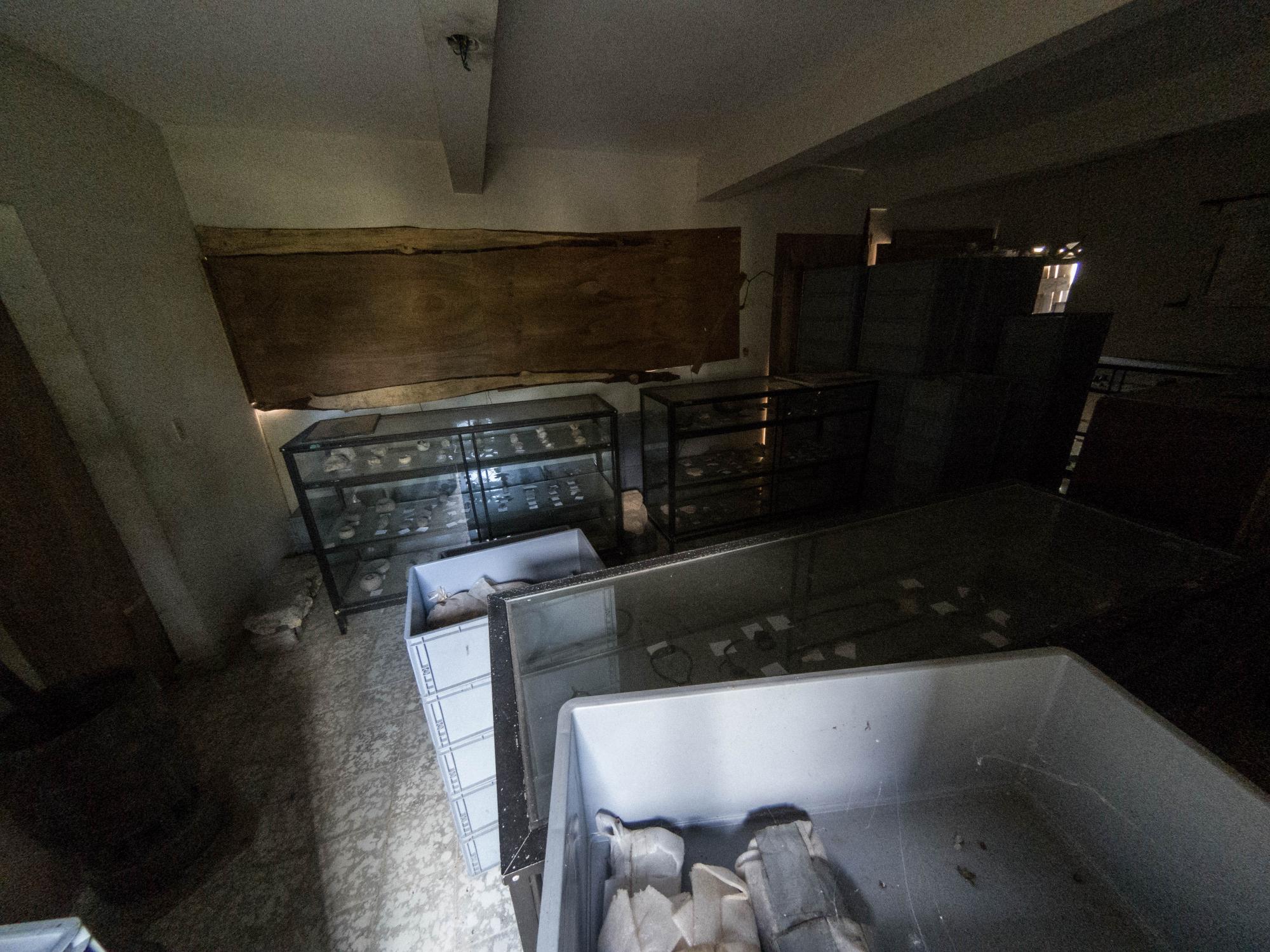 Así lucía en diciembre de 2017 el interior de una sala del museo Lourdes Cáceres Mendoza, que está cerrado.