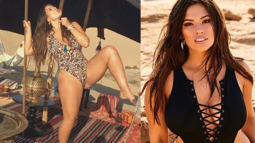Ashley Graham, sexy sesión de fotos en Marruecos