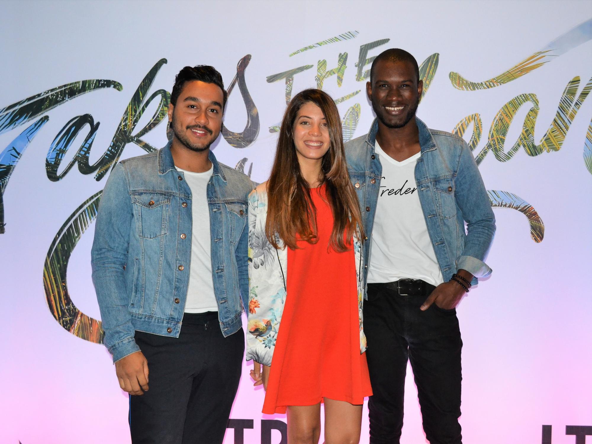 Sebastián Pou, Yirandy González y Frederick. 