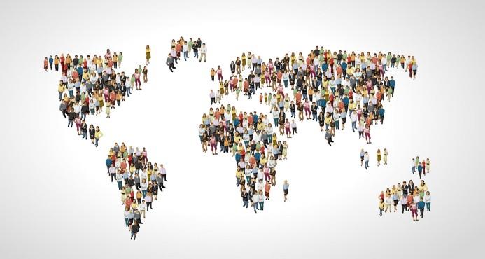 Población mundial alcanza los 7,444 millones en 2017