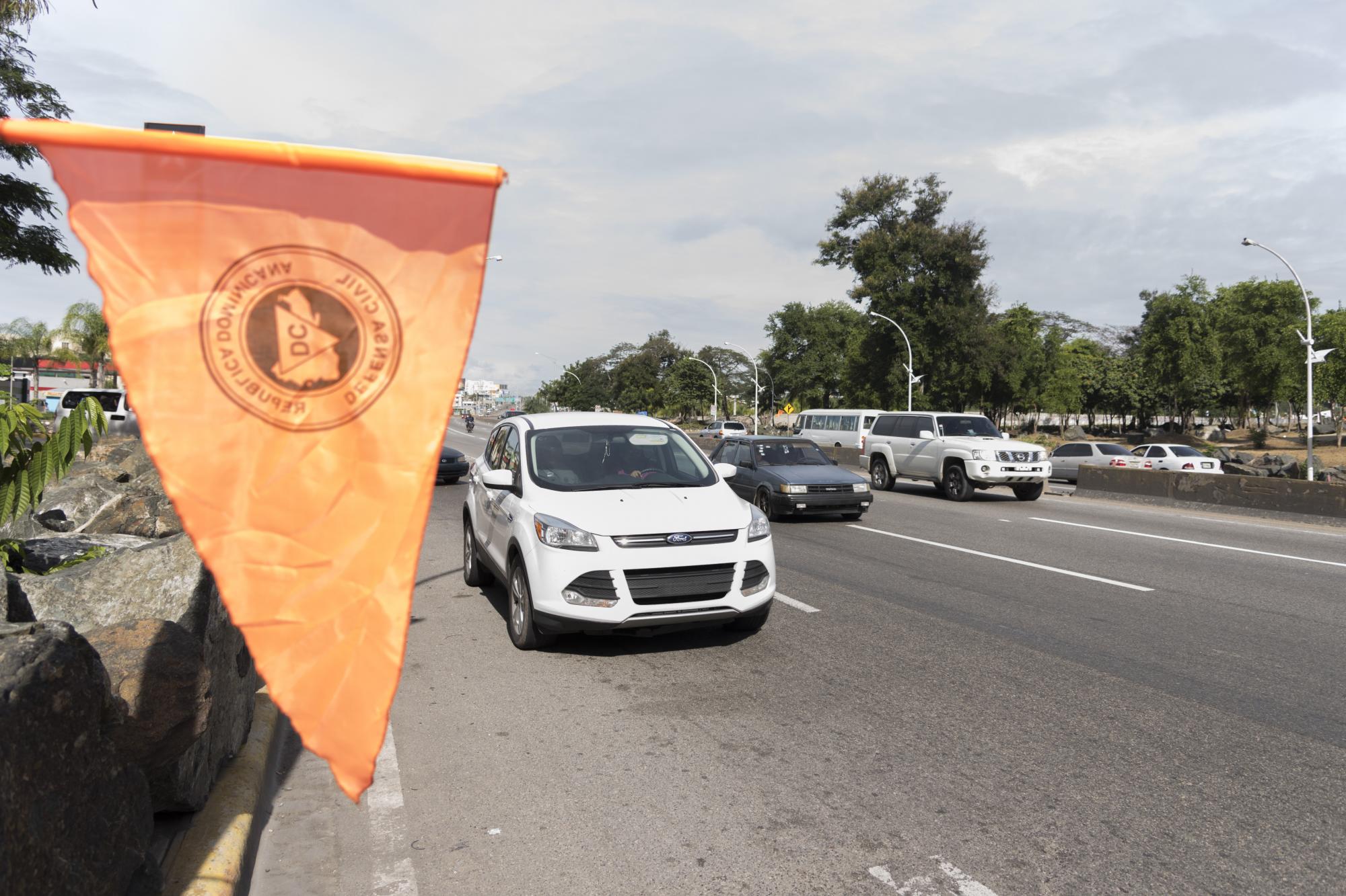 Flujo en la Autopista Las Américas. 