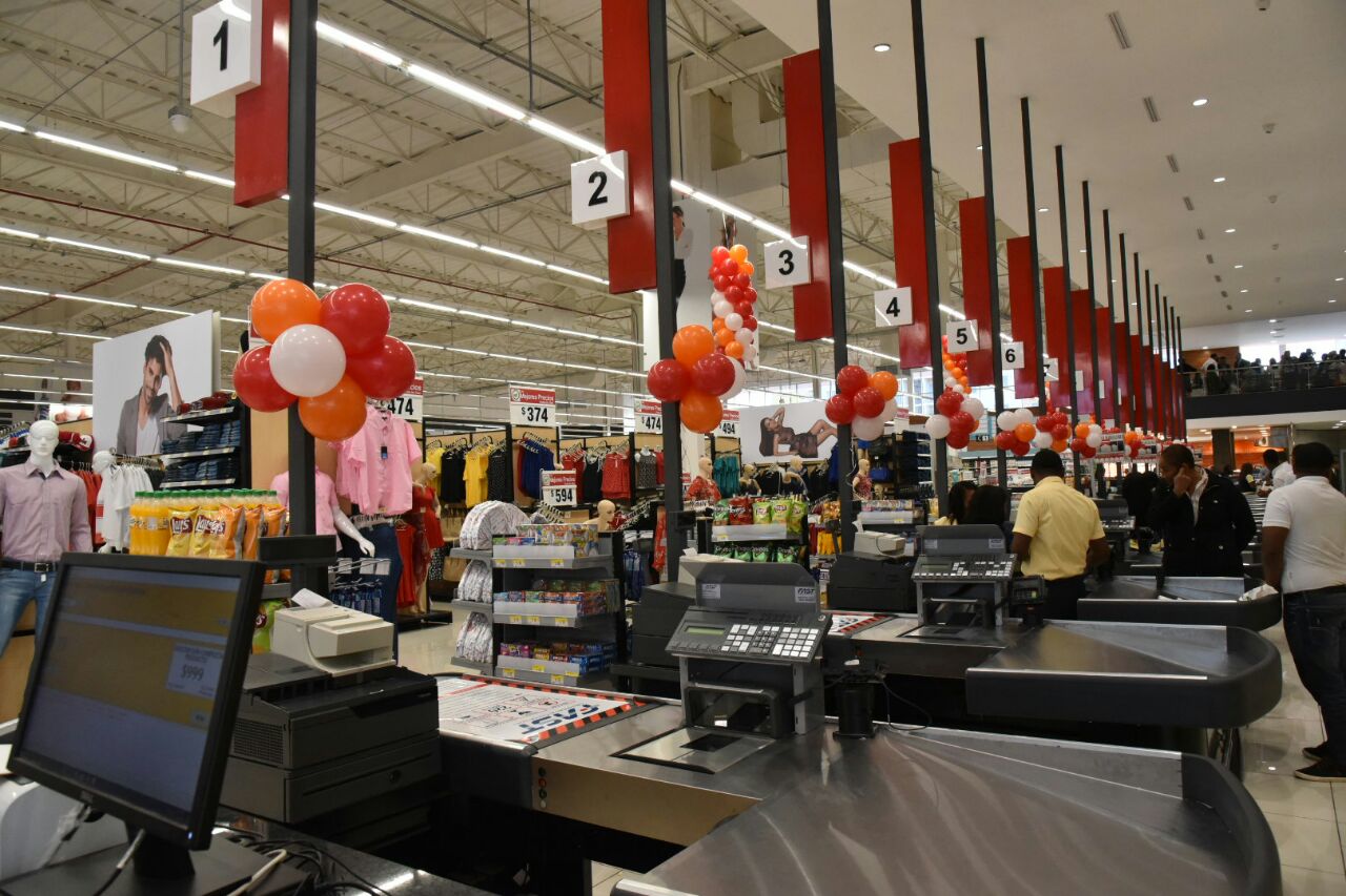 Cajas del supermercado.