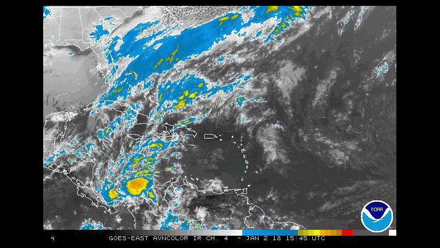 Onamet pronostica aguaceros dispersos durante la tarde 