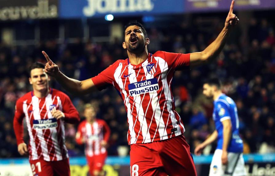 Costa marca gol y supera susto en el triunfo del Atlético sobre el Lleida en partido de la Copa del Rey
