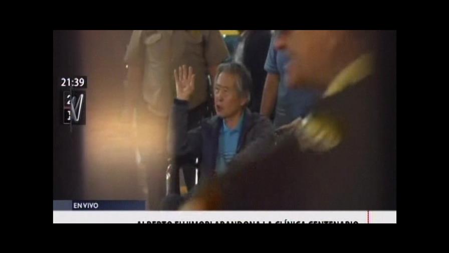 Expresidente Fujimori abandonó clínica en la que estuvo internado en Lima