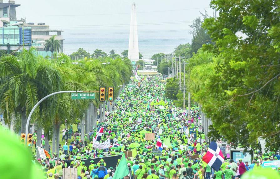 Marcha Verde volverá a mostrar su músculo contra la corrupción
