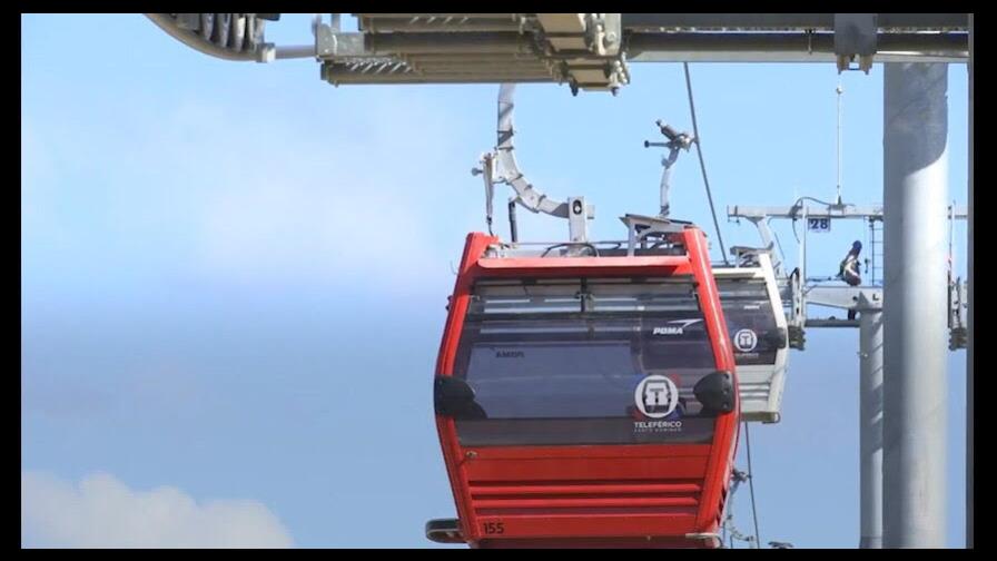Gobierno realiza una prueba exitosa del Teleférico Santo Domingo