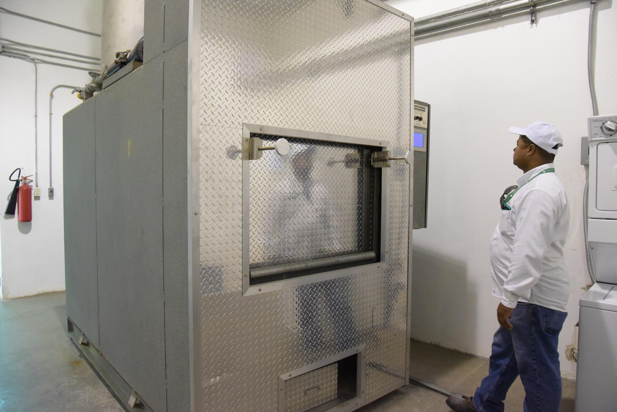 Máquina donde se creman los animales