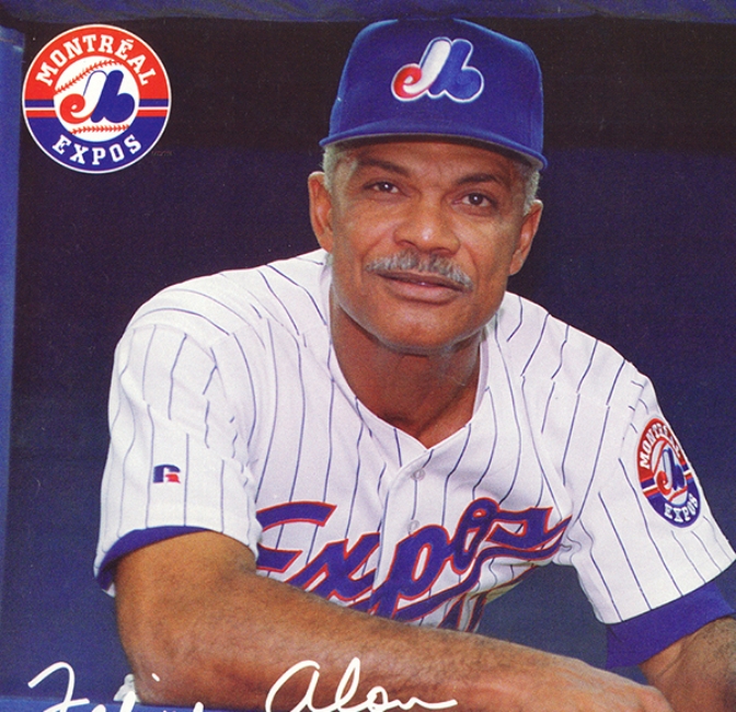Felipe Rojas Alou, fue pelotero dominicano icono del béisbol, ha sido manager de grandes ligas y fue el formador de Pedro Martínez como lanzador.