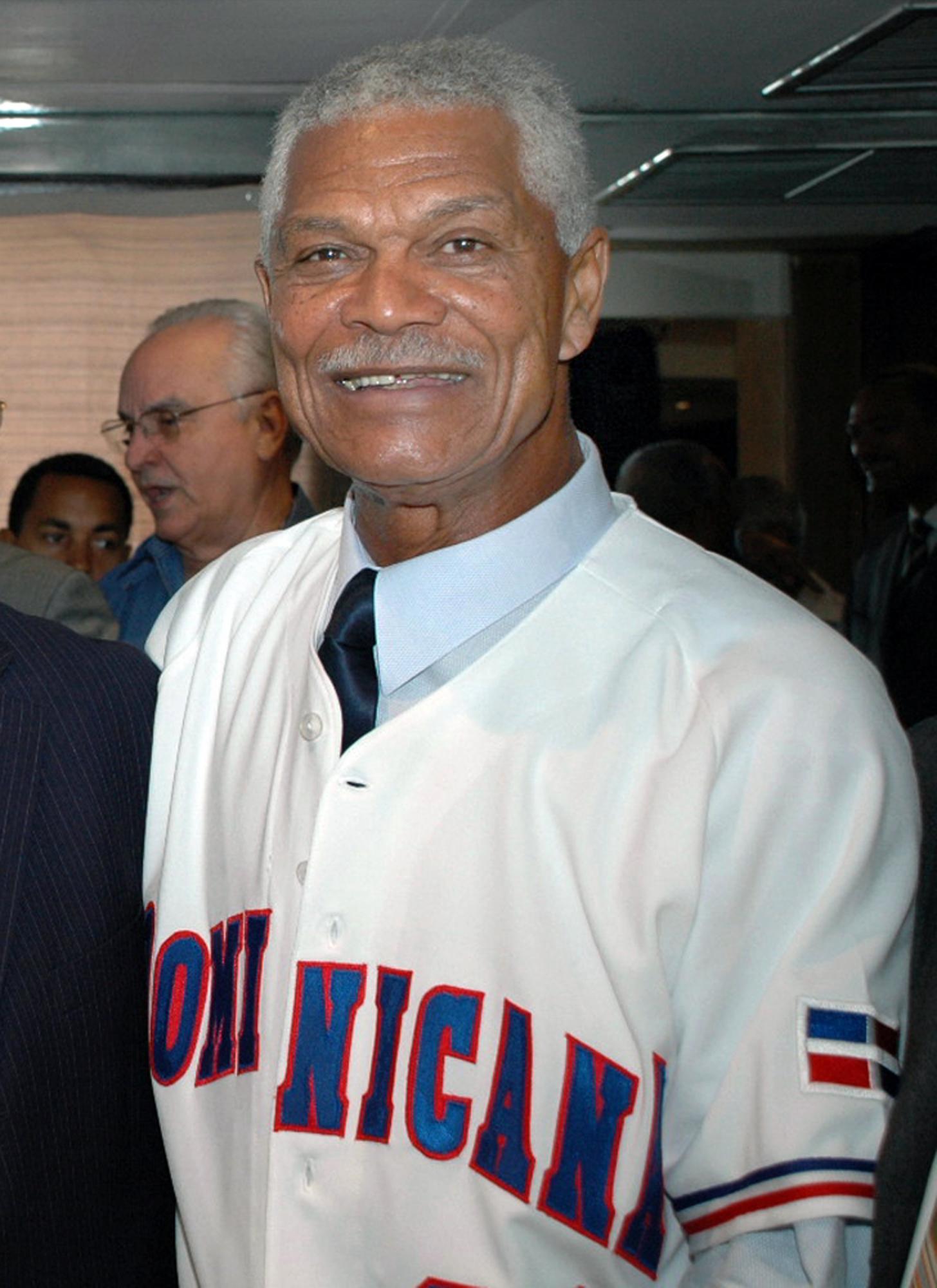 Felipe Rojas Alou, fue pelotero dominicano icono del béisbol, ha sido manager de grandes ligas y fue el formador de Pedro Martínez como lanzador.