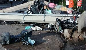 Postes de luz: las otras "v&iacute;ctimas" directas de los accidentes de tr&aacute;nsito