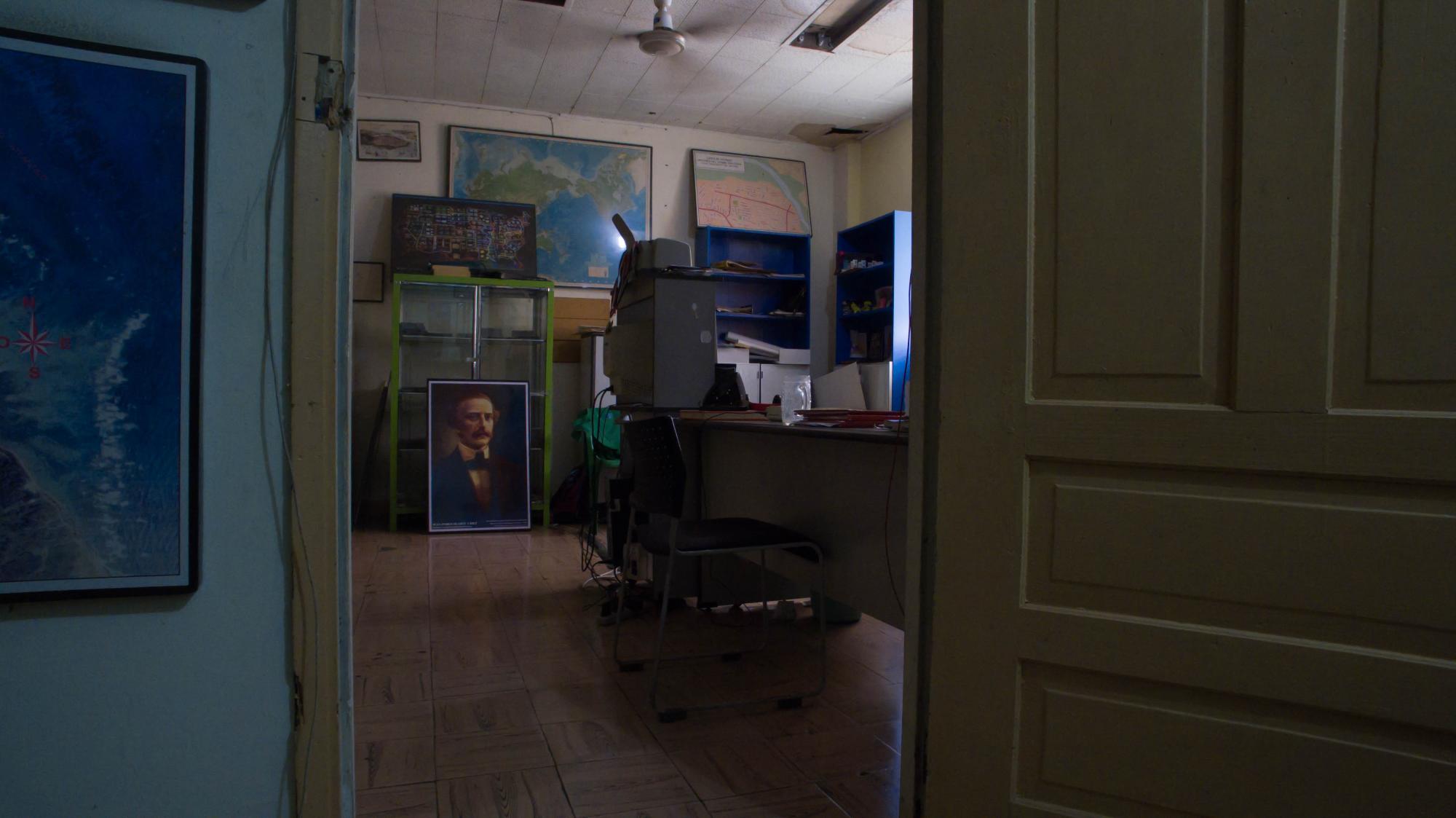 Una de las oficinas de Mapas Gaar en el cuarto piso.