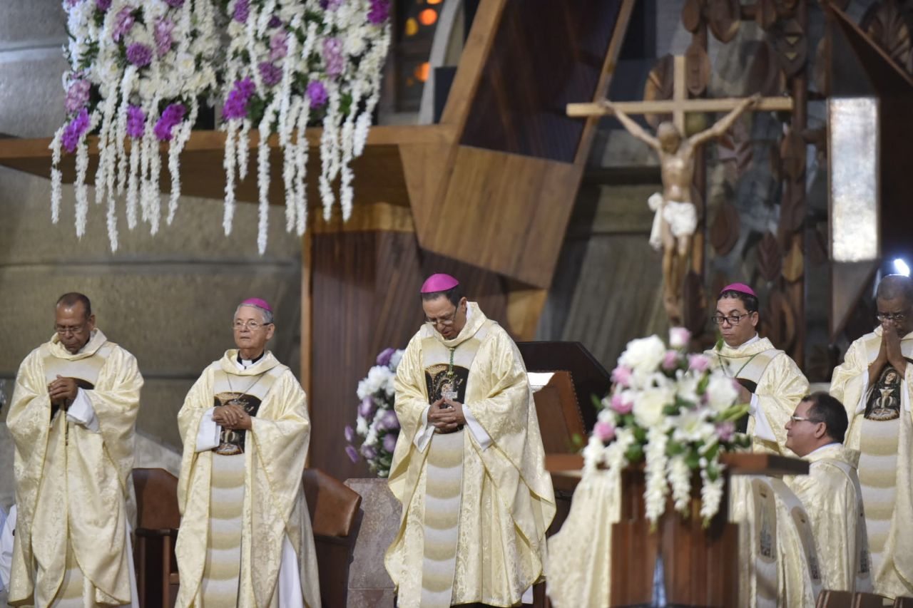 Celebración de la misa por el Día de la Virgen de la Altagracia en la Basílica de Higüey, el 21 de enero de 2018.