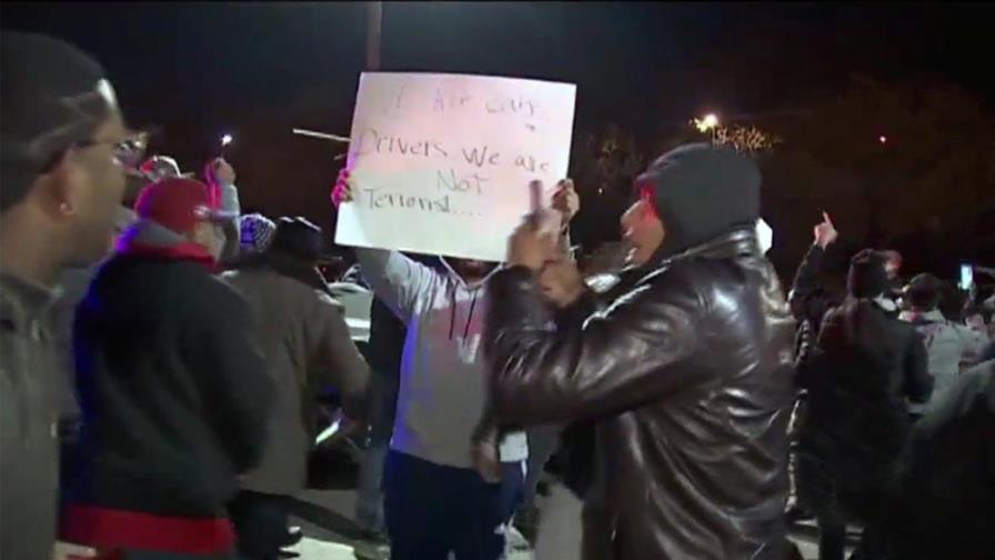 Taxistas en Nueva York protestan contra “excesivas” multas 