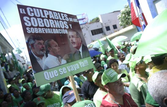 Marcha Verde libra hoy otra batalla cívica contra la corrupción