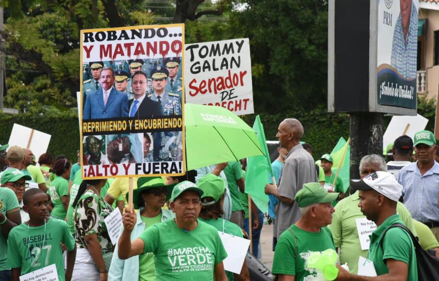 Movimiento Marcha Verde arremete contra la corrupción tras primer año de creado