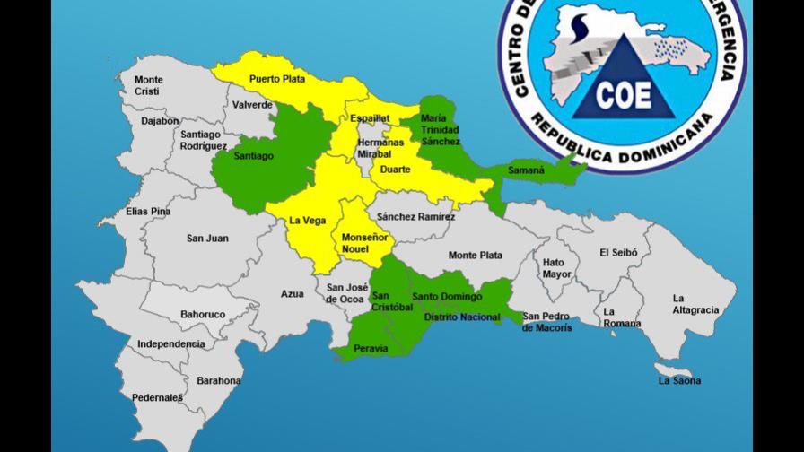 Cinco provincias en alerta amarilla por las lluvias Cinco provincias en alerta amarilla por las lluvias