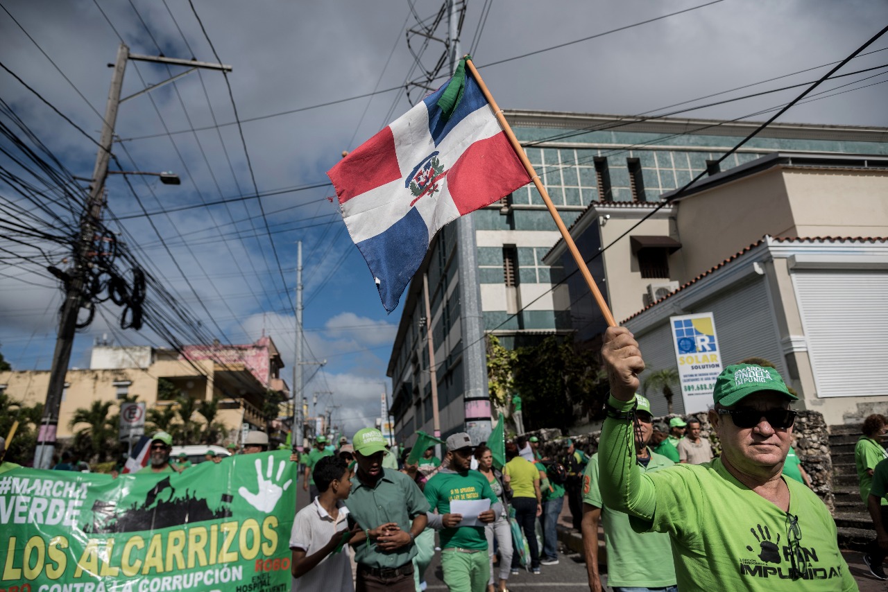 El recorrido de la Marcha Verde mientras se dirigía al Palacio Nacional.