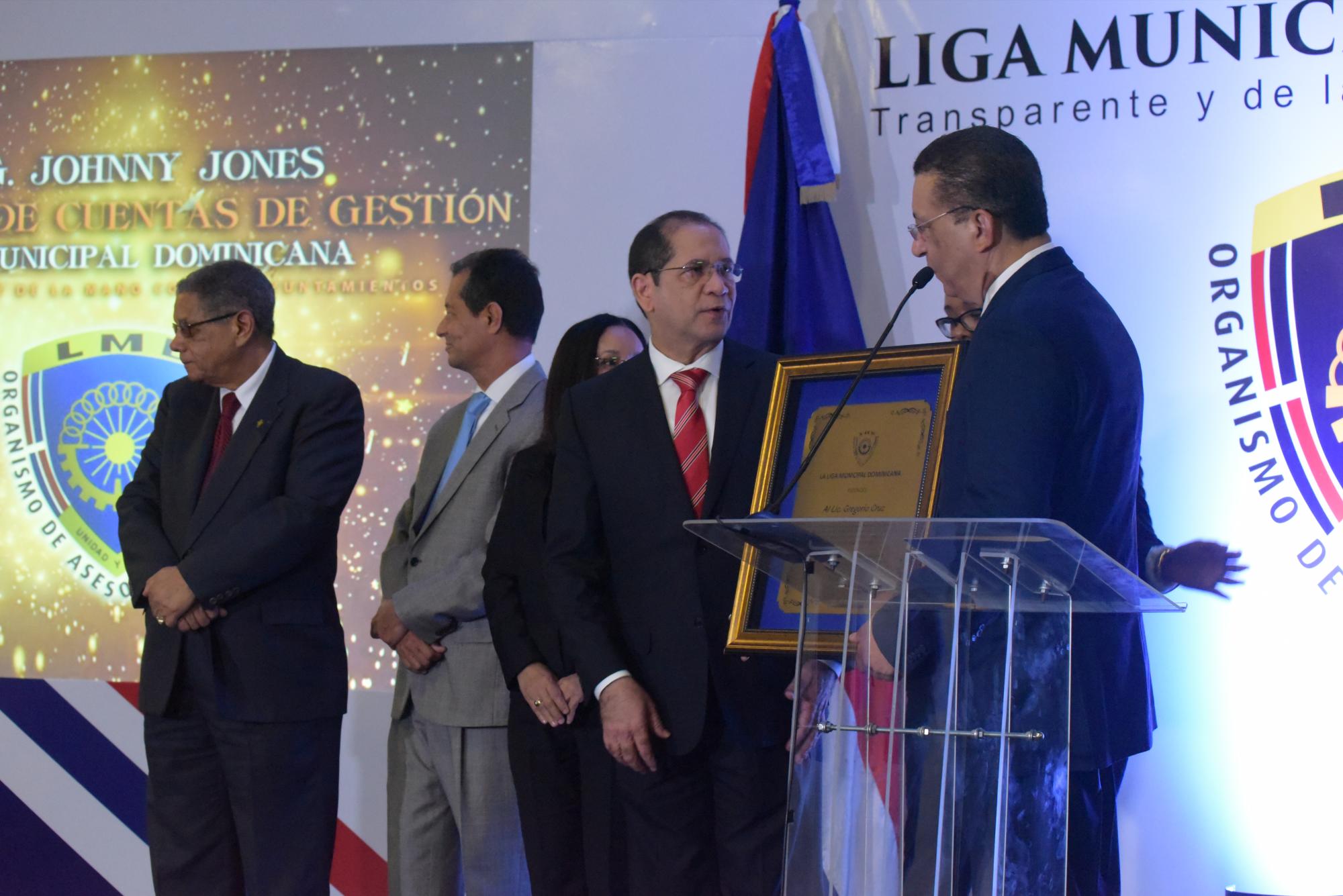 Acto de rendición de cuentas en el Hotel Sheraton, Santo Domingo.