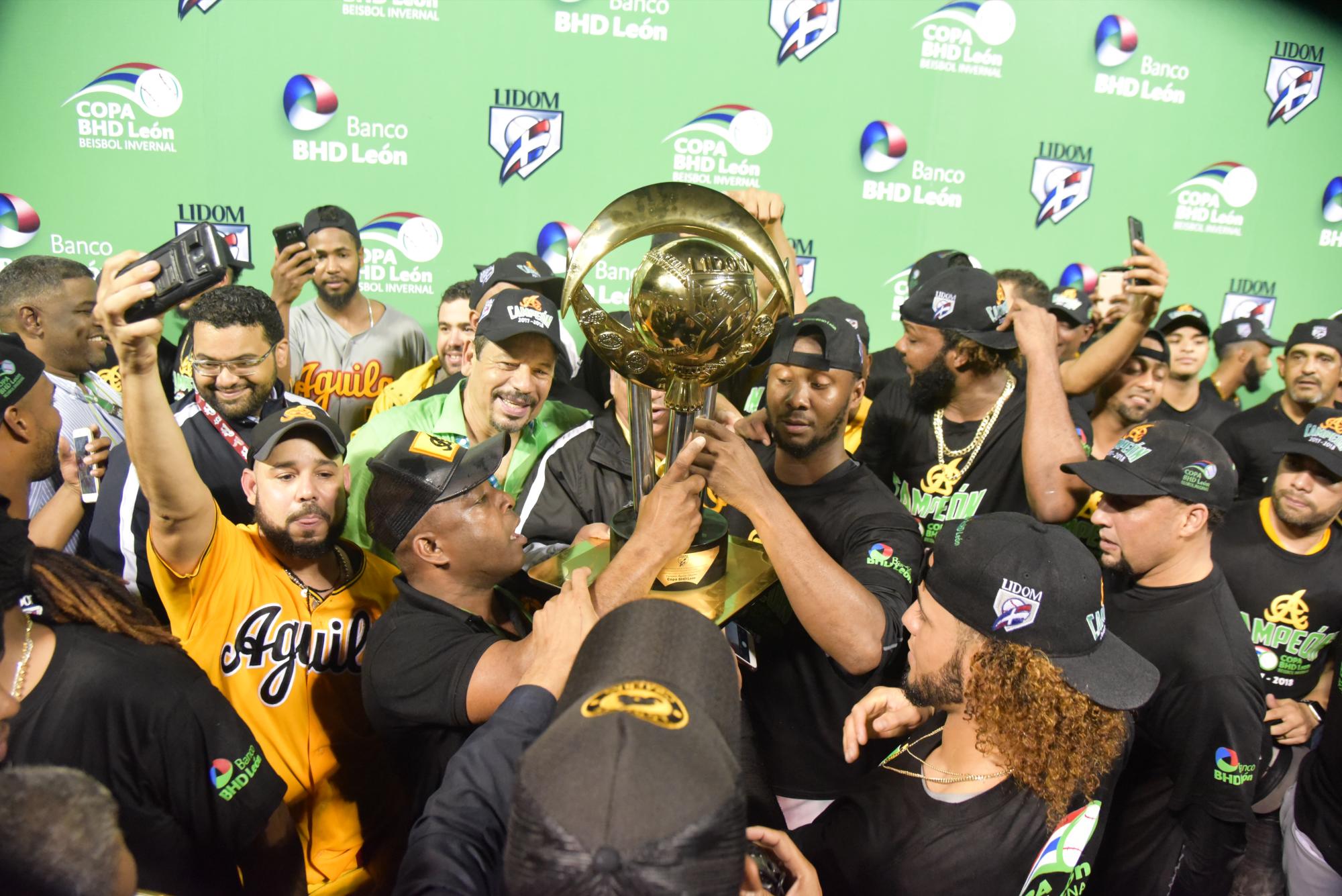 Las Águilas Cibaeñas es el equipo campeón del Béisbol de la República Dominicana.