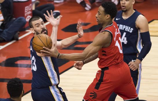 Wright encabeza ataque ganador de Raptors; Marc Gasol, 20 puntos 