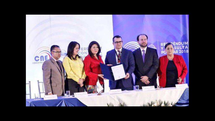 Entregan informe preliminar de Referéndum y Consulta Popular en Ecuador Entregan informe preliminar de Referéndum y Consulta Popular en Ecuador