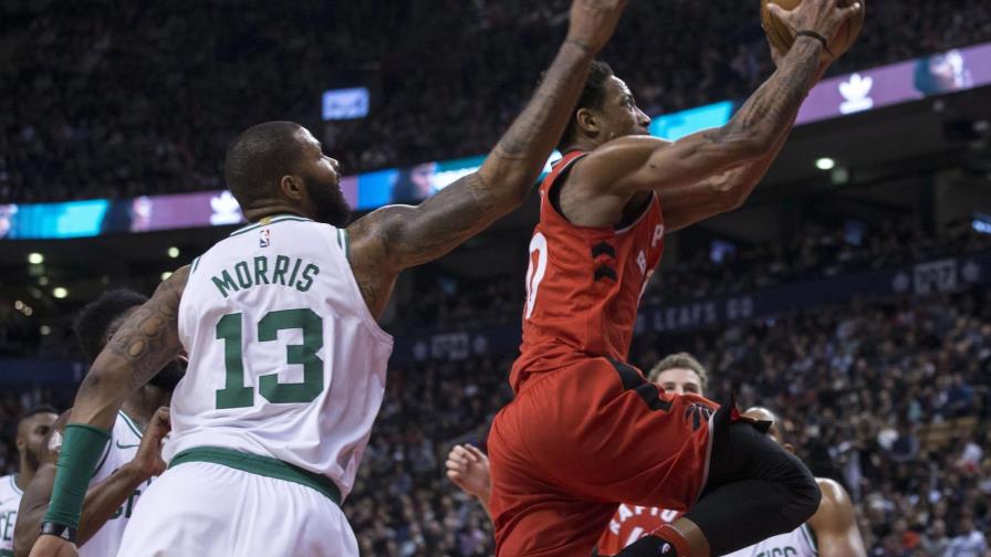 Los Raptors vencen a los Celtics en un juego en que Horford igualó peor marca