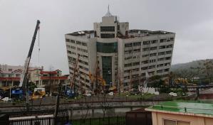 Una serie de fuertes terremotos provoca el derrumbe parcial de dos edificios en Taiwán