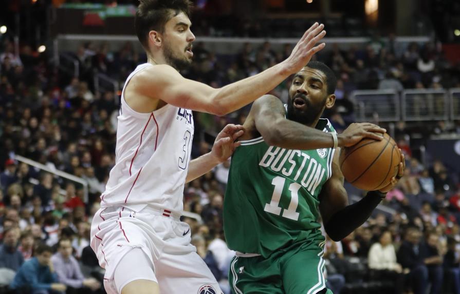 Irving carga a Celtics en victoria ante Wizards en prórroga