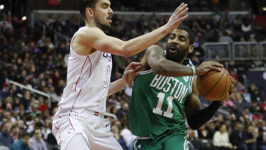 Irving carga a Celtics en victoria ante Wizards en prórroga