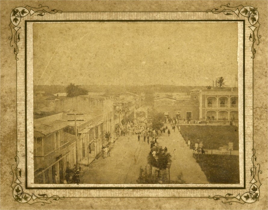 Imagen de principios del siglo pasado, a la izquierda donde se construiría el Conde 15.