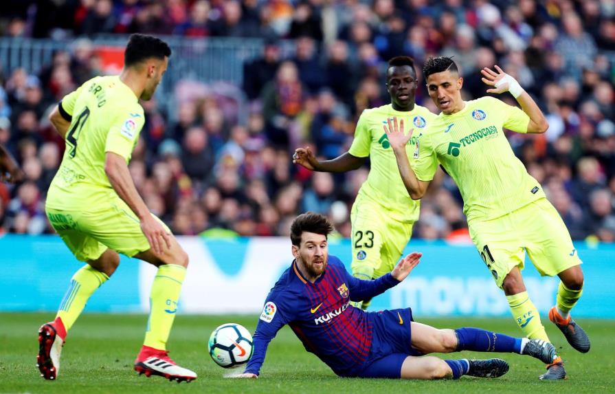 Barcelona cede empate de local contra Getafe