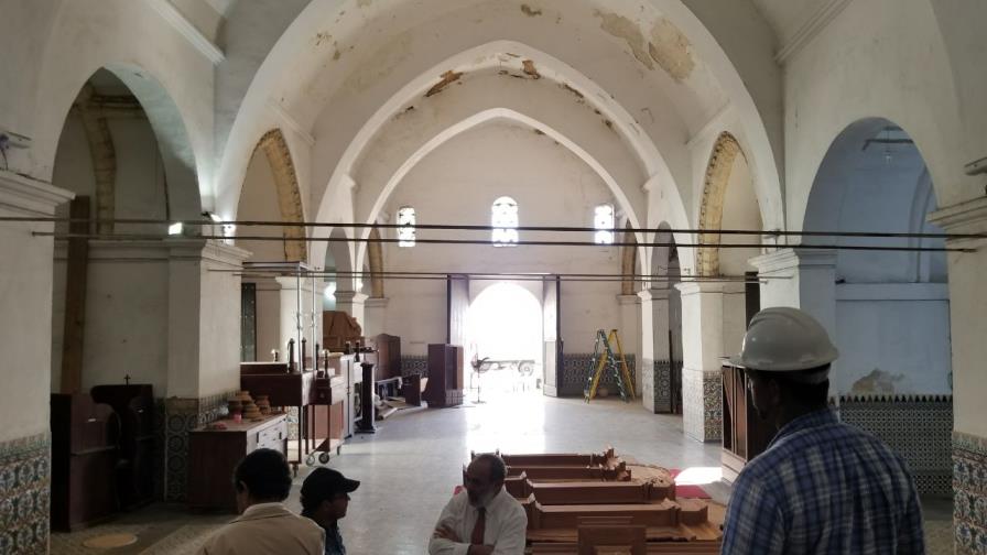 Director de la OISOE garantiza recuperación de iglesia Santa Bárbara Director de la OISOE garantiza recuperación de iglesia Santa Bárbara