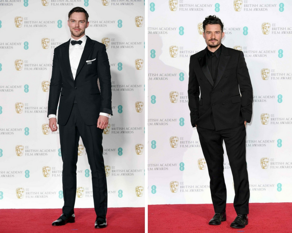 Nicholas Hoult y Orlando Bloom.