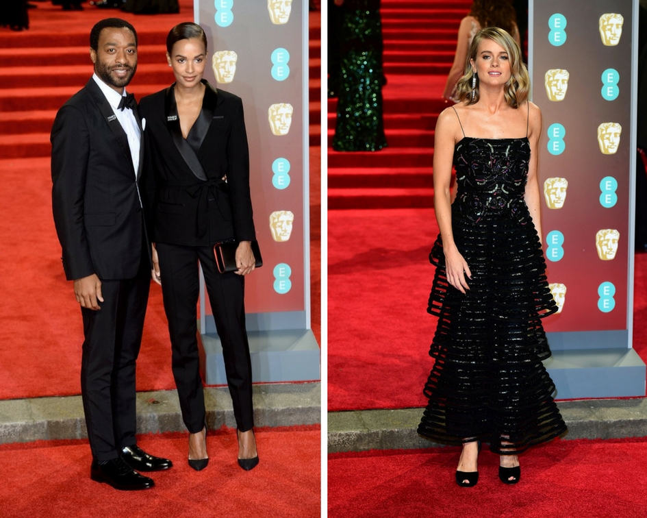 Chiwetel Ejiofor, Frances Aaternir y Cressida Bonas.