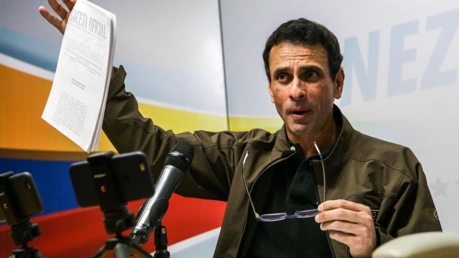 Partido del opositor Capriles no participará en presidenciales “fraudulentas” Partido del opositor Capriles no participará en presidenciales “fraudulentas”