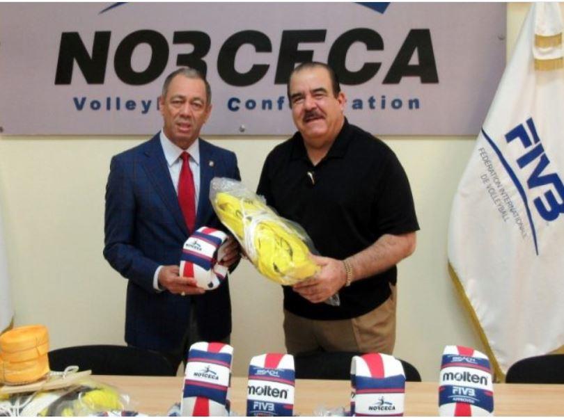Norceca dona utilería para Voleibol Playero Rubén Toyota-2018