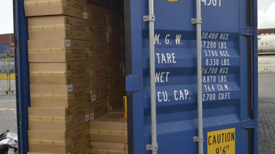 Aduanas decomisa más de nueve millones de unidades de cigarrillos en el Puerto de Haina